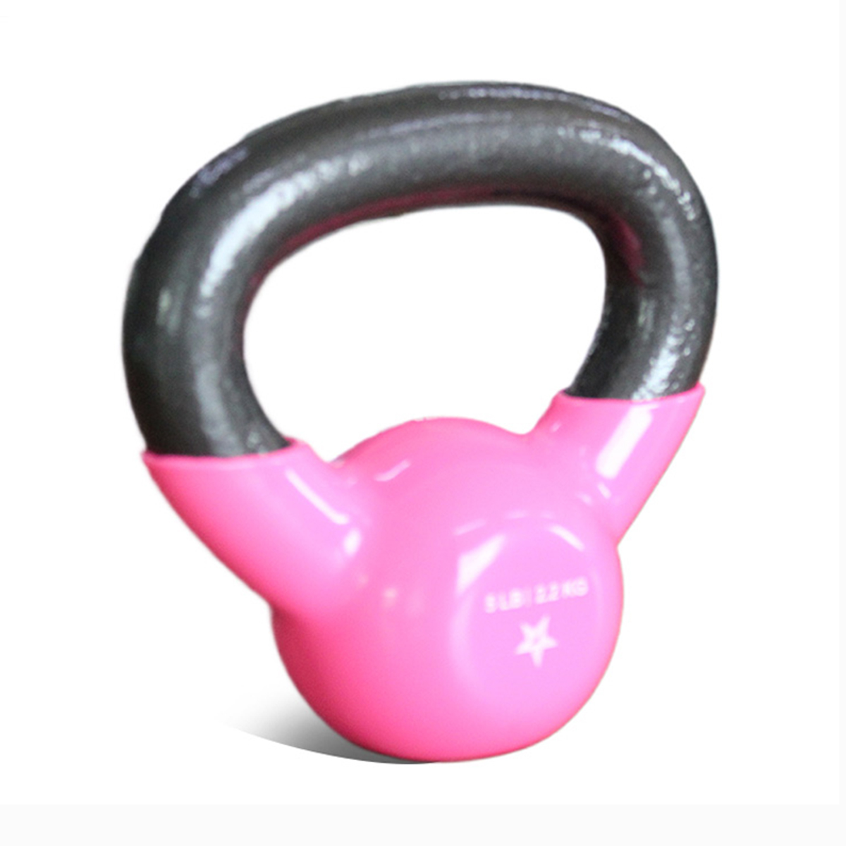 Vinyl gietijzeren kettlebell