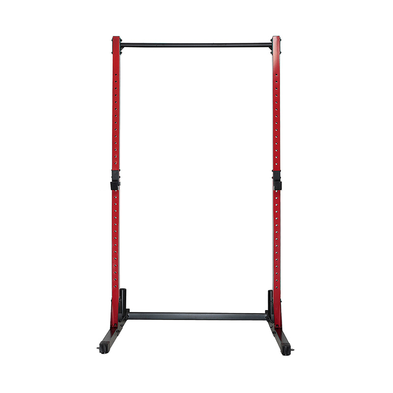 Verstelbare en duurzame Red Power Cage voor krachttraining